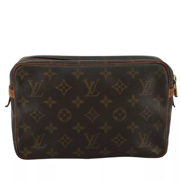 LOUIS VUITTON Monogram Compiegne 23 Clutch Bag - Picture 4 of 15